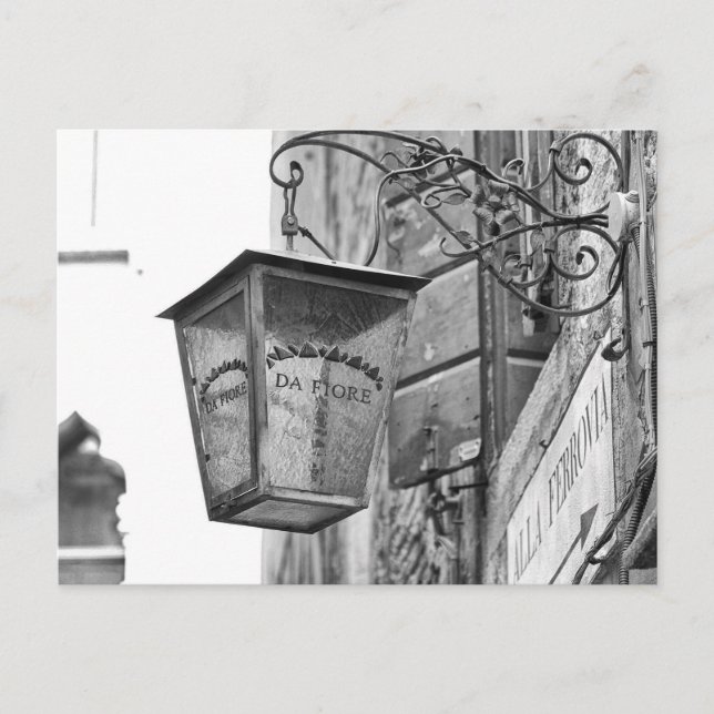 Carte Postale Store Lamp, Venice, Italy (Devant)