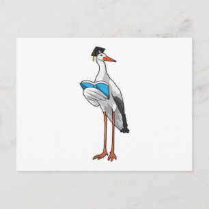 Carte Postale Stork as Teacher