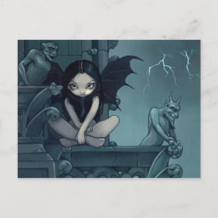 Carte postale "Storm over Notre Dame"