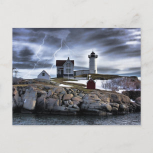 Carte Postale Stormy Cape Neddick "Nubble"