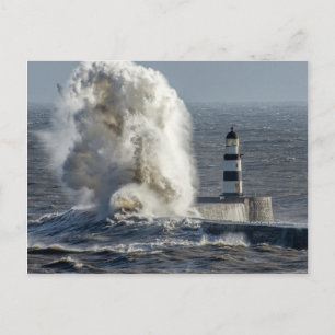 Carte Postale Stormy Seas at Roker