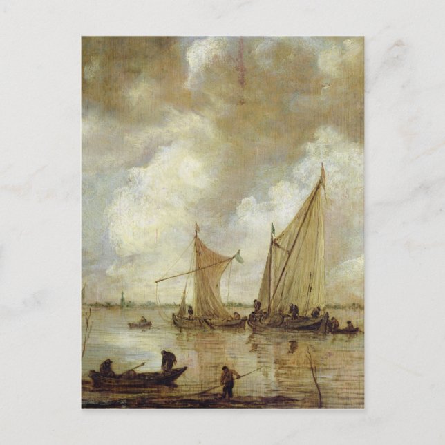 Carte Postale Stormy Seascape, 1655 (Devant)