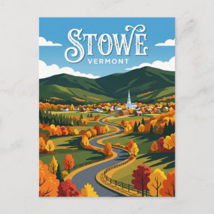 Carte Postale Stowe États-Unis