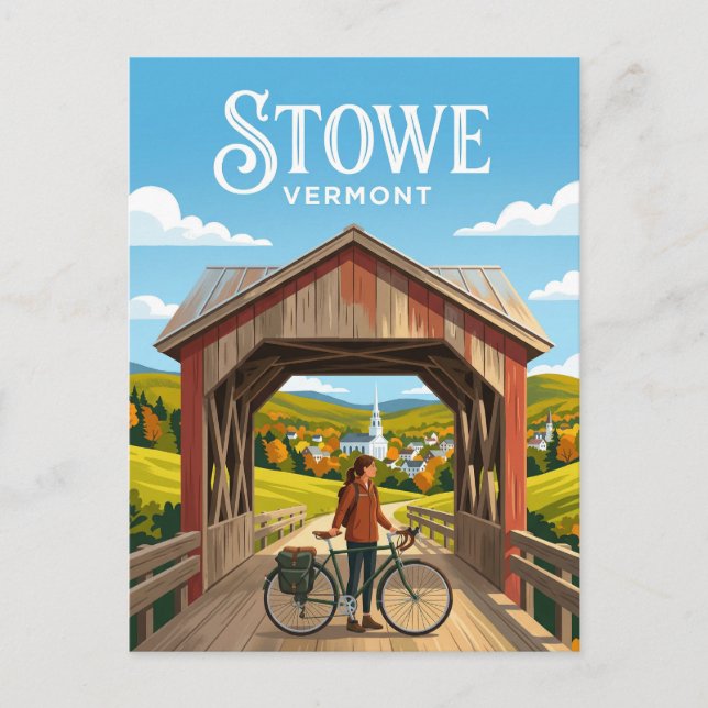 CARTE POSTALE STOWE ÉTATS-UNIS (Devant)