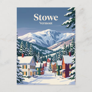 Carte Postale Stowe, Vermont, États-Unis