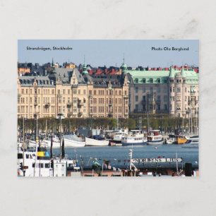 Carte Postale Strandvägen, Stockholm, Photo Ol...