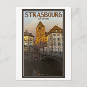Carte Postale Strasbourg - Ill River et St Thomas