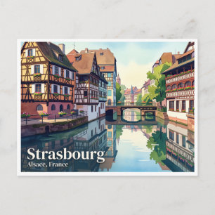 Carte Postale Strasbourg Petite France