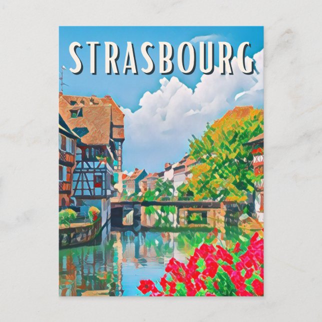 Carte Postale Strasbourg Photo Vintage  (Devant)