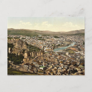 Carte Postale Strassburg, vue générale, Alsace Lorraine, alleman