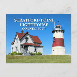 Carte Postale Stratford Point Lighthouse, Connecticut Postcard