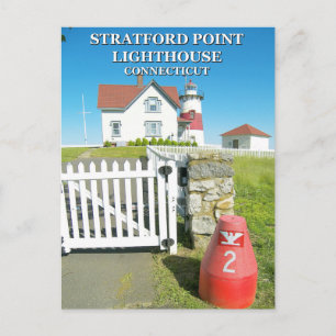 Carte Postale Stratford Point Lighthouse, Connecticut Postcard