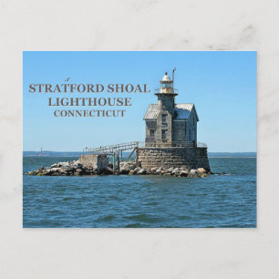 Carte Postale Stratford Shoal Lighthouse, Connecticut Postcard