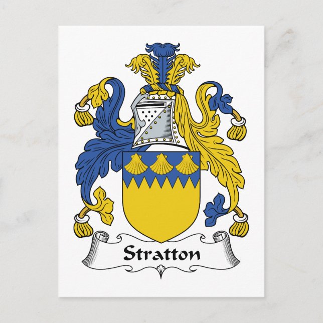 Carte Postale Stratton Family Crest (Devant)