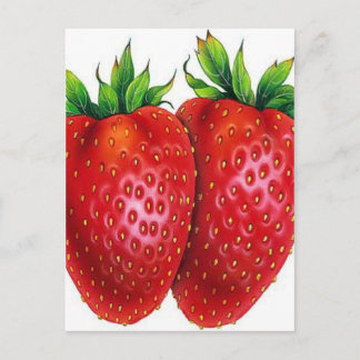 CARTE POSTALE STRAWBERRY