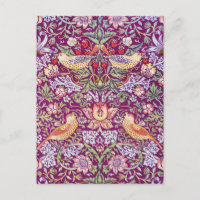 Strawberry Thief Red, William Morris