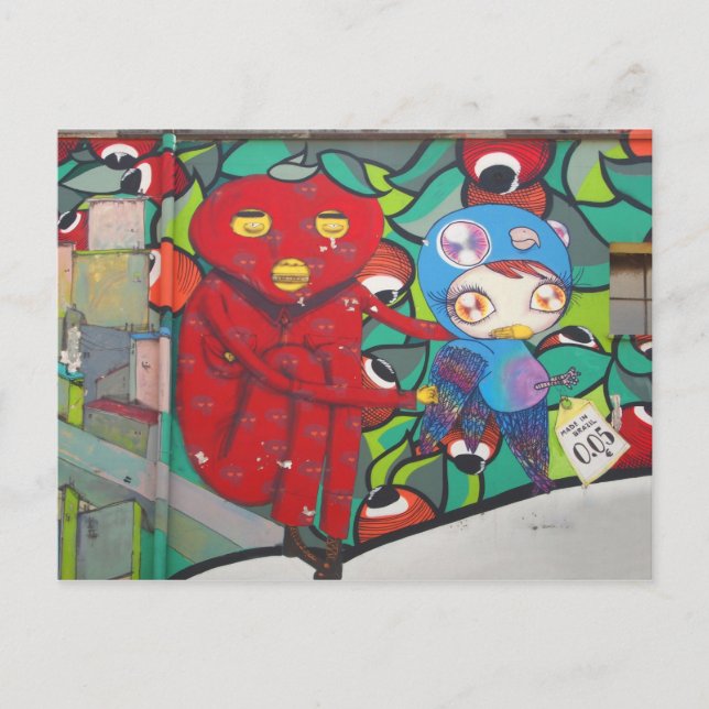 Carte Postale street ART (Devant)