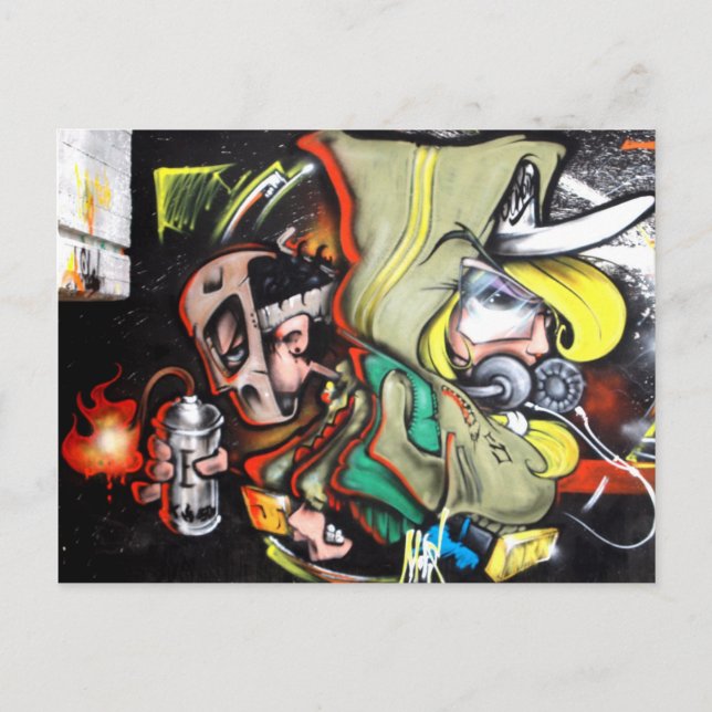 Carte Postale street ART (Devant)