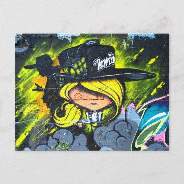 Carte Postale street ART (Devant)