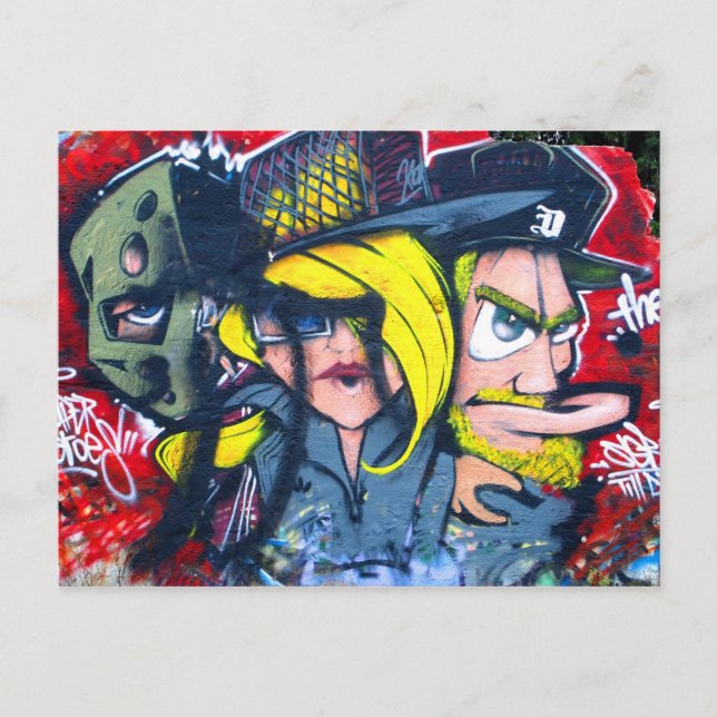 Carte Postale street ART (Devant)