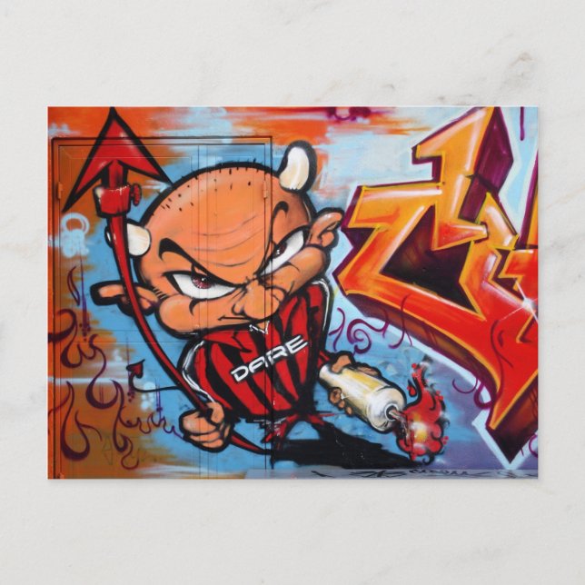 Carte Postale street ART (Devant)