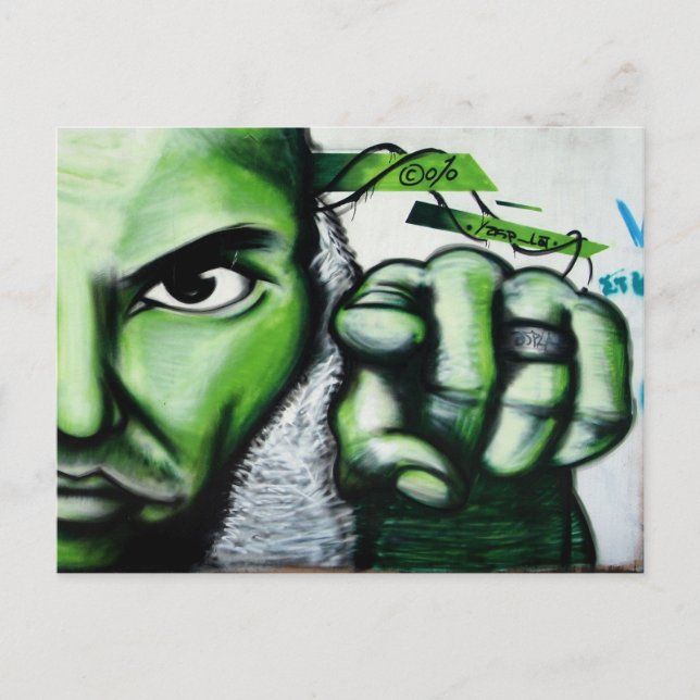 Carte Postale street ART (Devant)