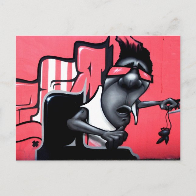 Carte Postale street ART (Devant)