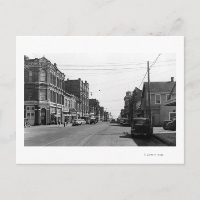 Carte Postale Street Scene in Port Townsend, WA Photograph (Devant)