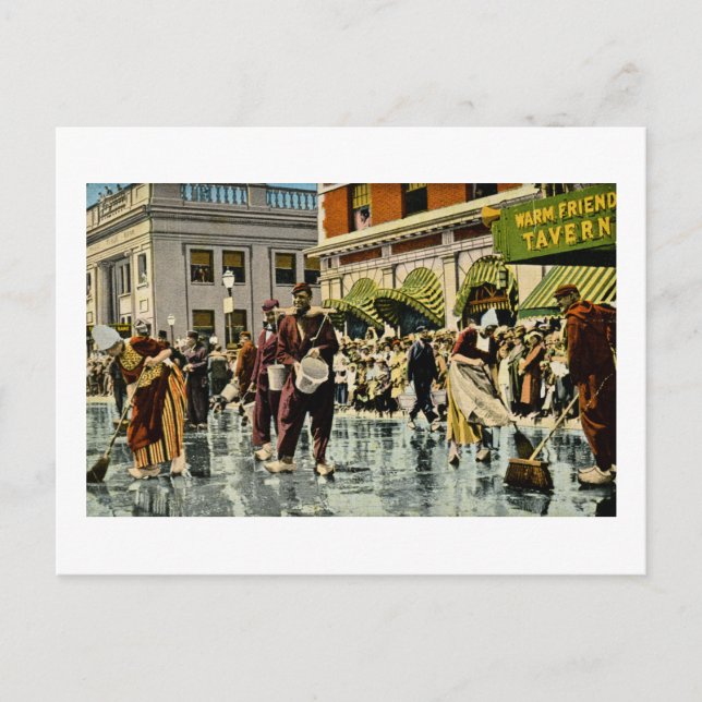 Carte Postale Street Scrubbers at Tulip Time Holland, Michigan (Devant)