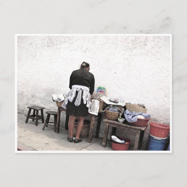 Carte Postale Street Vendor Postcard (Devant)