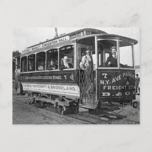 Carte Postale Streetcar à Washington D.C., 1890