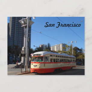 Carte Postale Streetcar - San Francisco