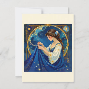 Carte Postale Stress Céleste - Odeur à coudre - Cadeau à coudre