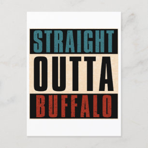 Carte Postale Stright Outta Buffalo New York NY