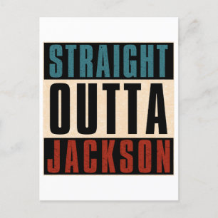 Carte Postale Stright Outta Jackson Mississippi MS