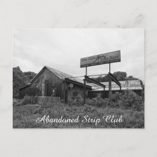 Carte postale Strip Club abandonnée