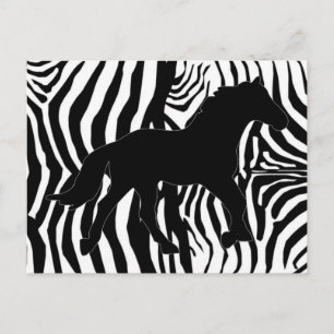 Carte Postale Stripes de Black And White