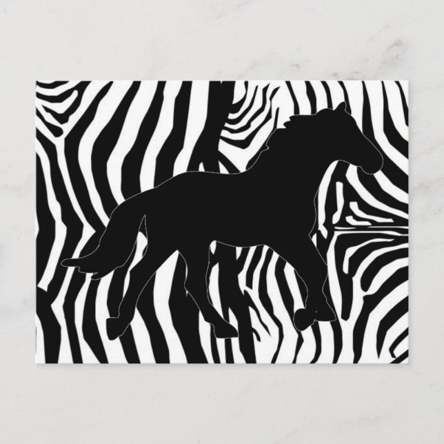 Carte Postale Stripes de Black And White (Devant)