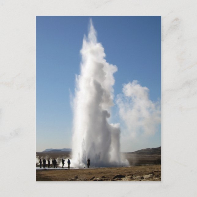 Carte Postale Strokkur- Geyser en Islande (Devant)