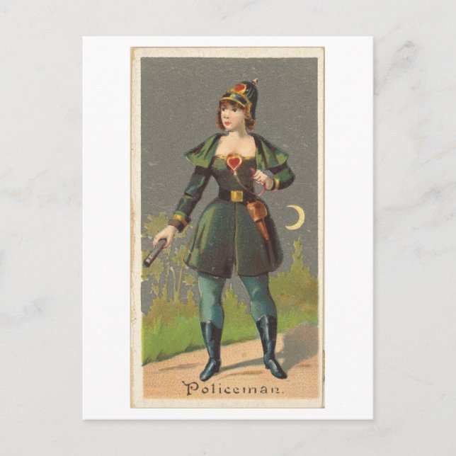 Carte Postale Strong Women Series #13 : Officier de police Vinta (Devant)