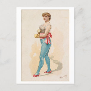 Carte Postale Strong Women Series #25 : Boxer Vintage