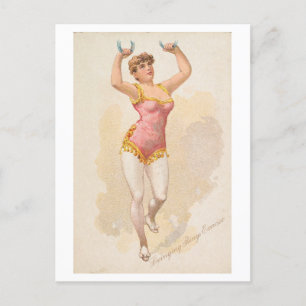 Carte Postale Strong Women Series #41 : Acrobat/Gymnast Vintage