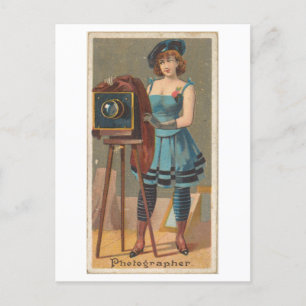 Carte Postale Strong Women Series #48 : Photographe Vintage