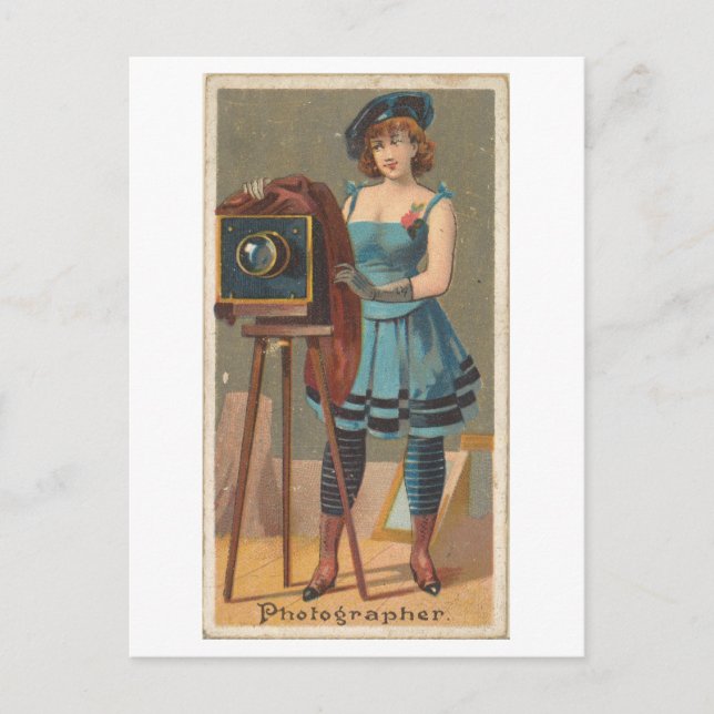 Carte Postale Strong Women Series #48 : Photographe Vintage (Devant)