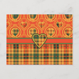 Carte Postale Strthearn Scottish Tartan