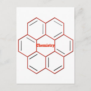 Carte Postale Structure chimique en chimie