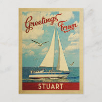 Stuart Sailboat Vintage voyage Floride