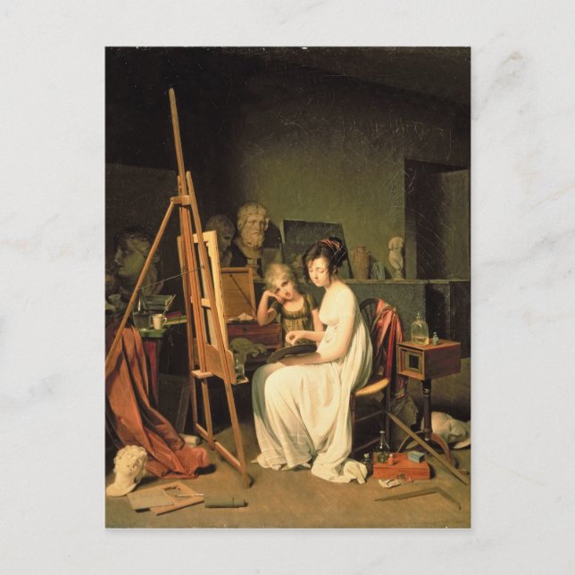 Carte Postale Studio de l'artiste (Devant)