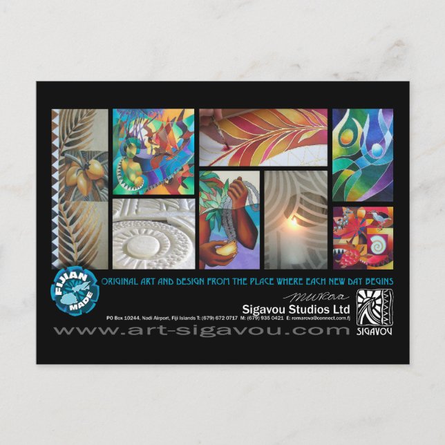 CARTE POSTALE STUDIOS SIGAVOU (Devant)