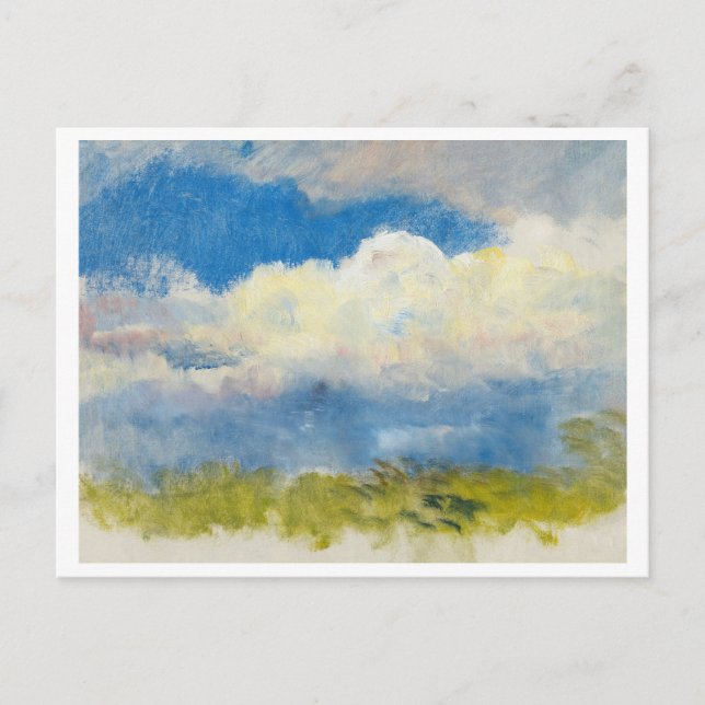 Carte Postale "Study of Spring Sky" par Mednyanszky (Devant)